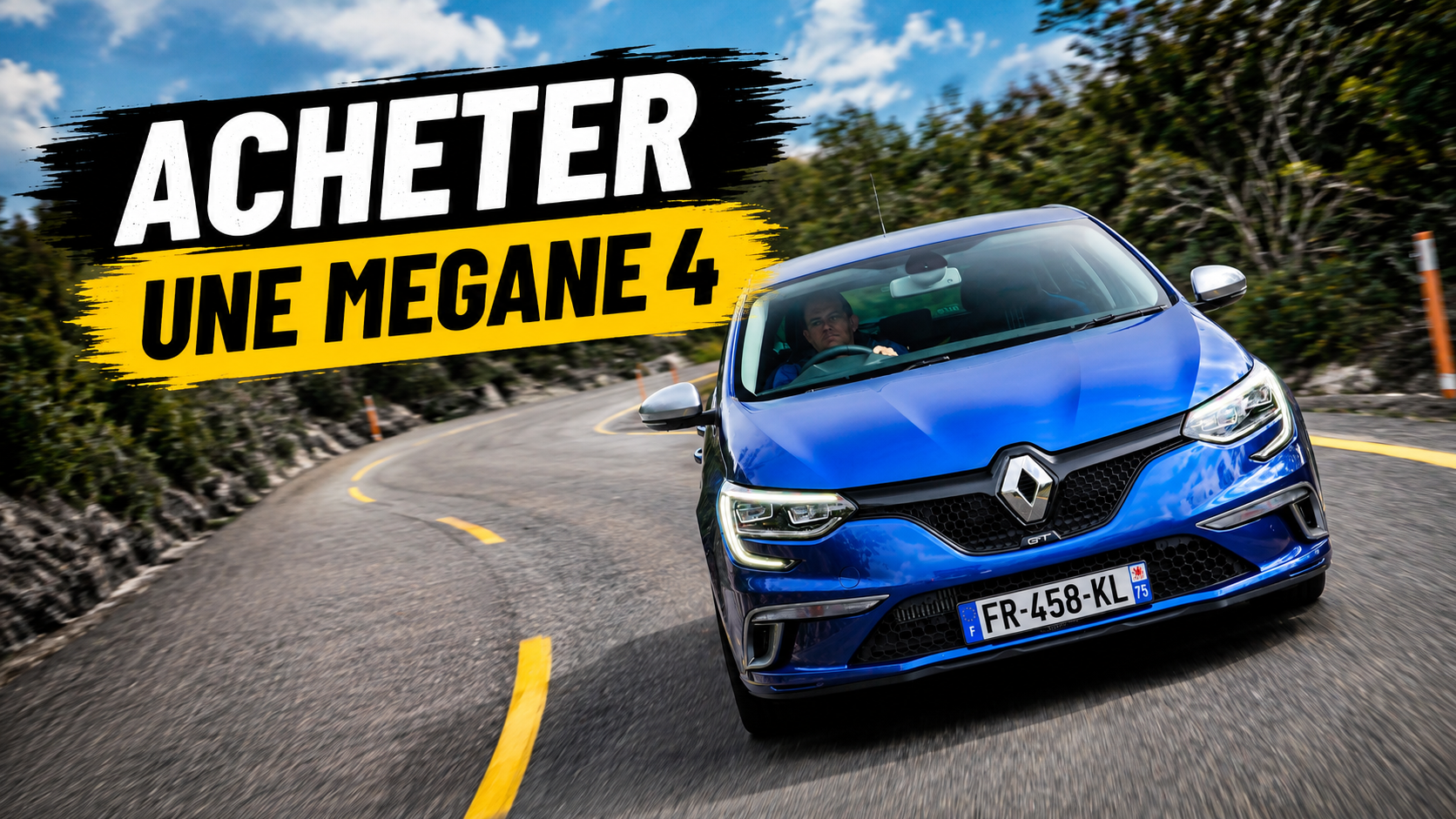 Renault Mégane 4 GT bleue — acheter une Mégane 4 d'occasion fiable