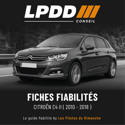 Fiche fiabilité Citroën C4 II — couverture avec notes et pannes connues