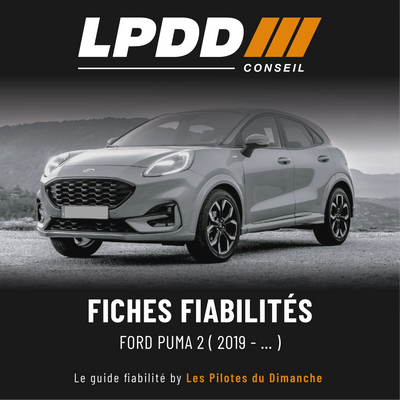 Fiche fiabilité Ford Puma 2 — couverture avec notes et pannes connues