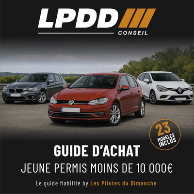 Guide d'achat jeune permis moins de 10 000 euros — 23 modèles analysés par LPDD Conseil