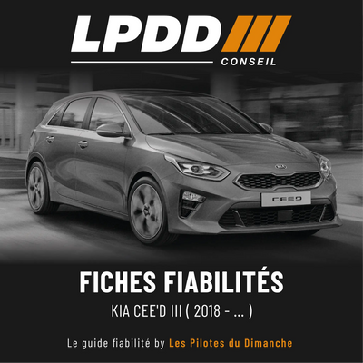 Fiche fiabilité KIA Cee'd III — couverture avec notes et pannes connues
