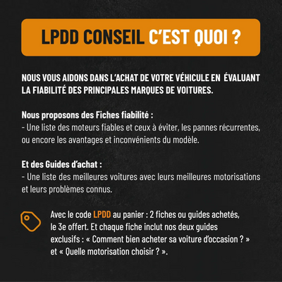 LPDD Conseil : fiches fiabilité et guides d'achat automobile par Les Pilotes du Dimanche