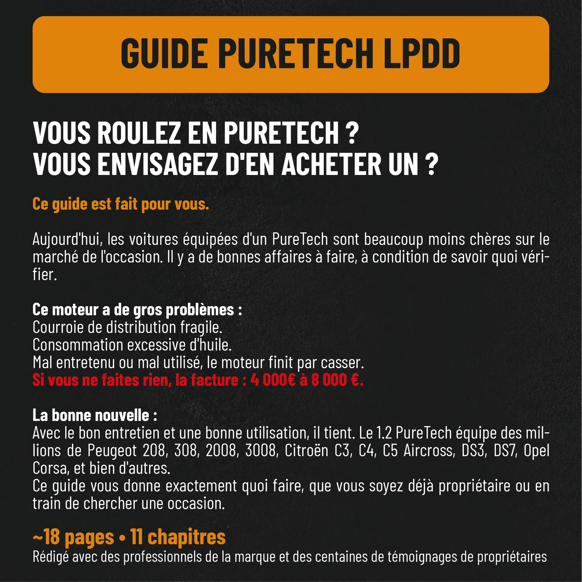 Guide PureTech LPDD : vous roulez en PureTech ou vous envisagez d'en acheter un — ce guide est fait pour vous