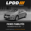 Fiche fiabilité Volkswagen Polo 6 — couverture avec notes et pannes connues