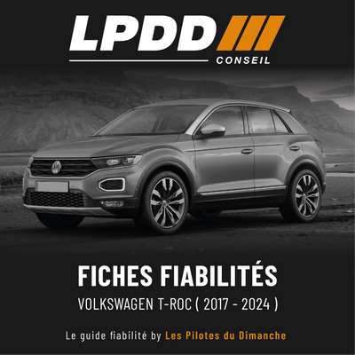Fiche fiabilité Volkswagen T-Roc — couverture avec notes et pannes connues